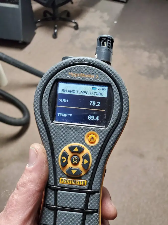 Moisture meter humidity assessment for Fire & Smoke Damage Restoration in Chesapeake Beach